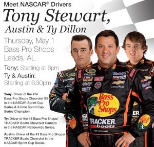 Bass Pro Meet Nascar Drivers