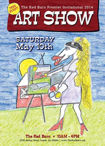 The Red Barn Art Show Poster
