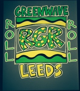 Hello Greenwave Fans - Here is a photo of artwork for new Leeds Southern Belle shirts. LHS Softball booster club, the Lady Greenwave Grand Slammers (LGGS)