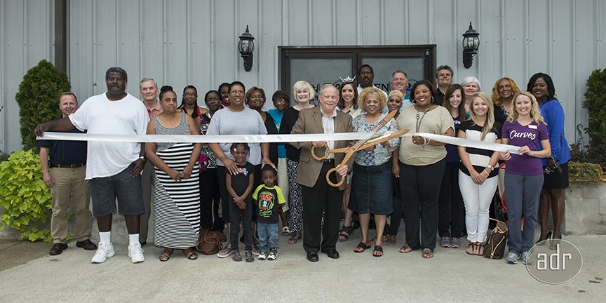 Venue 24 Between the Tracks Leeds Alabama Ribbon Cutting and celebration.  Professional photography by Dona Bonnett adr Business & Marketing Strategies