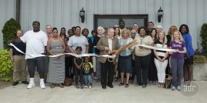 Venue 24 Between the Tracks Leeds Alabama Ribbon Cutting and celebration. Professional photography by Dona Bonnett adr Business & Marketing Strategies