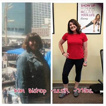 Kim Bishop, also gave her personal testimony of how Julie and Curves has assisted in getting her life and health back. Kim has lost over 60 pounds and is totally off any medications for high cholesterol, triglycerides and acid reflux