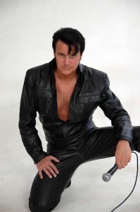 Terry Padgett Elvis Tribute Artist performing at Leeds Creek Bank Festival Leeds Veterans Memorial Park Saturday April 25 2015