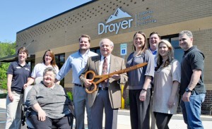 The City of Leeds and the Leeds Area Chamber of Commerce conducted a ribbon cutting at the new Drayer Physical Therapy clinic in Leeds across from the Bass Pro Shop. Sandra Caldwell, Regional Relationship Manager, Christene Tran -PT, MSPT Center Manager and Staff welcomed guests. Mayor David Miller cut the ribbon and everyone enjoyed a time o