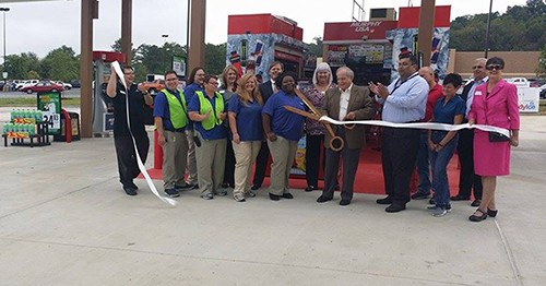 Murphy USA Ribbon Cutting Photo from Tuesday, October 6, 2015 conducted by the City of Leeds and the Leeds Area Chamber of Commerce | 205.699.5001