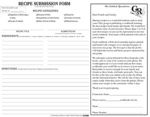 Relay for Life Cookbooks to sell as a fundraiser to benefit the American Cancer Society Relay for Life. Please submit any recipes that you would like inclu