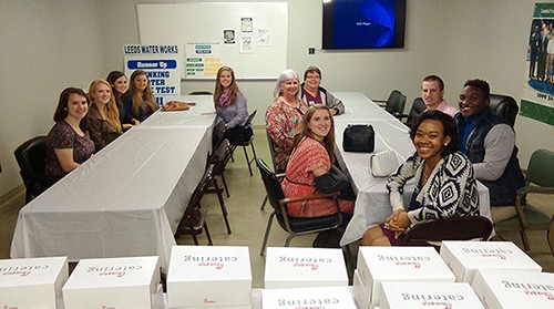 Leeds Area Chamber of Commerce High School Diplomats toured Leeds Water Works last week and learned more about our water supply. It is very | 205.699.5001