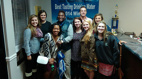 Leeds Area Chamber of Commerce High School Diplomats toured Leeds Water Works last week and learned more about our water supply. It is very | 205.699.5001