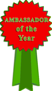 Ambassador of the Year award Leeds Area Chamber of Commerce Leeds Alabama