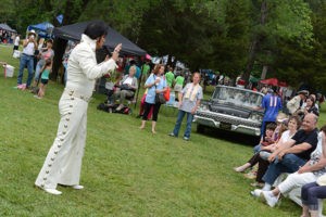 Our very own Terry Padgett - Elvis Tribute Artist, performing at Leeds Creek Bank Festival greater Birmingham Alabama area