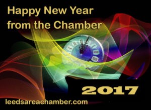 Leeds Area Chamber of Commerce would like to wish you a Happy New Year from the Chamber. We hope you have a fantastic 2017!