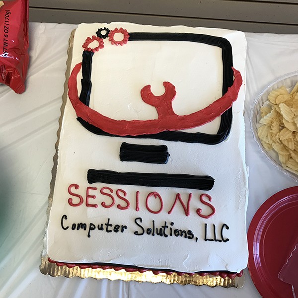Sessions Computer Solutions, LLC Ribbon Cutting:  The City of Leeds and the Leeds Area Chamber of Commerce held a ribbon cutting at their new Leeds location. 