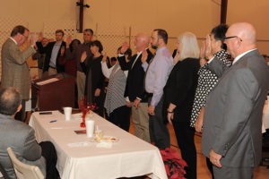 Swearing In of 2018 Board of Directors by Judge Cliff Price - Leeds Area Chamber of Commerce