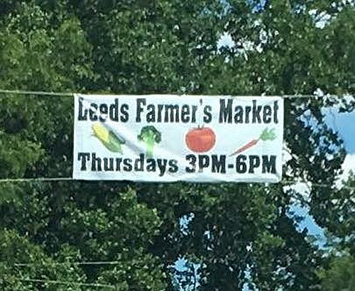 Get Fresh, Local Produce! Leeds Downtown Farmer's Market will begin Thursday, June 7, 2018 from 3:00 pm until 6:00 pm every Thursday throughout the summer on the corner 6th Street and Parkway Drive, Leeds, Alabama | 205.699.5001