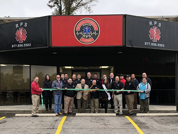 The City of Leeds and the Leeds Area Chamber of Commerce cut the ribbon at Regional Paramedic Services this week in celebration of their new location at