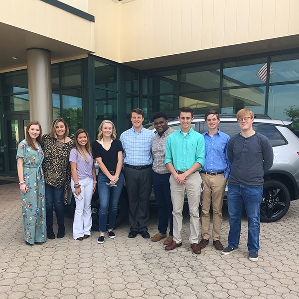 Leeds Area Chamber of Commerce High School Diplomats toured Honda Manufacturing of Alabama today. This is just one of the exciting corporate trips that Diplomats take to learn more about business/career opportunities that have an impact on their choices for college or workforce.