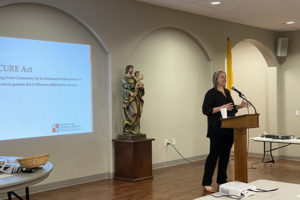 Karen Moore, accountant with Pearce, Bevill, Leesburg, Moore, P.C., presented Tax Law Changes with the SECURE Act at the Leeds Area Chamber of Commerce February luncheon. 