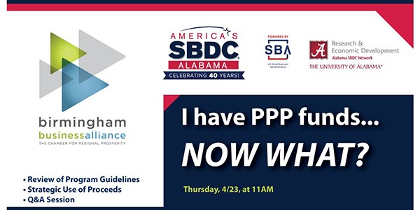 SBDC Webinar April 23 | Your business has received Paycheck Protection Program funding from the SBA and the clock has started ticking on using it. How do