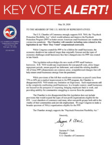 USCC: House Passes Bill to Ease Small Business Emergency Loan Rules | Yesterday, the House passed H.R. 7010, the Paycheck Protection Program Flexibility