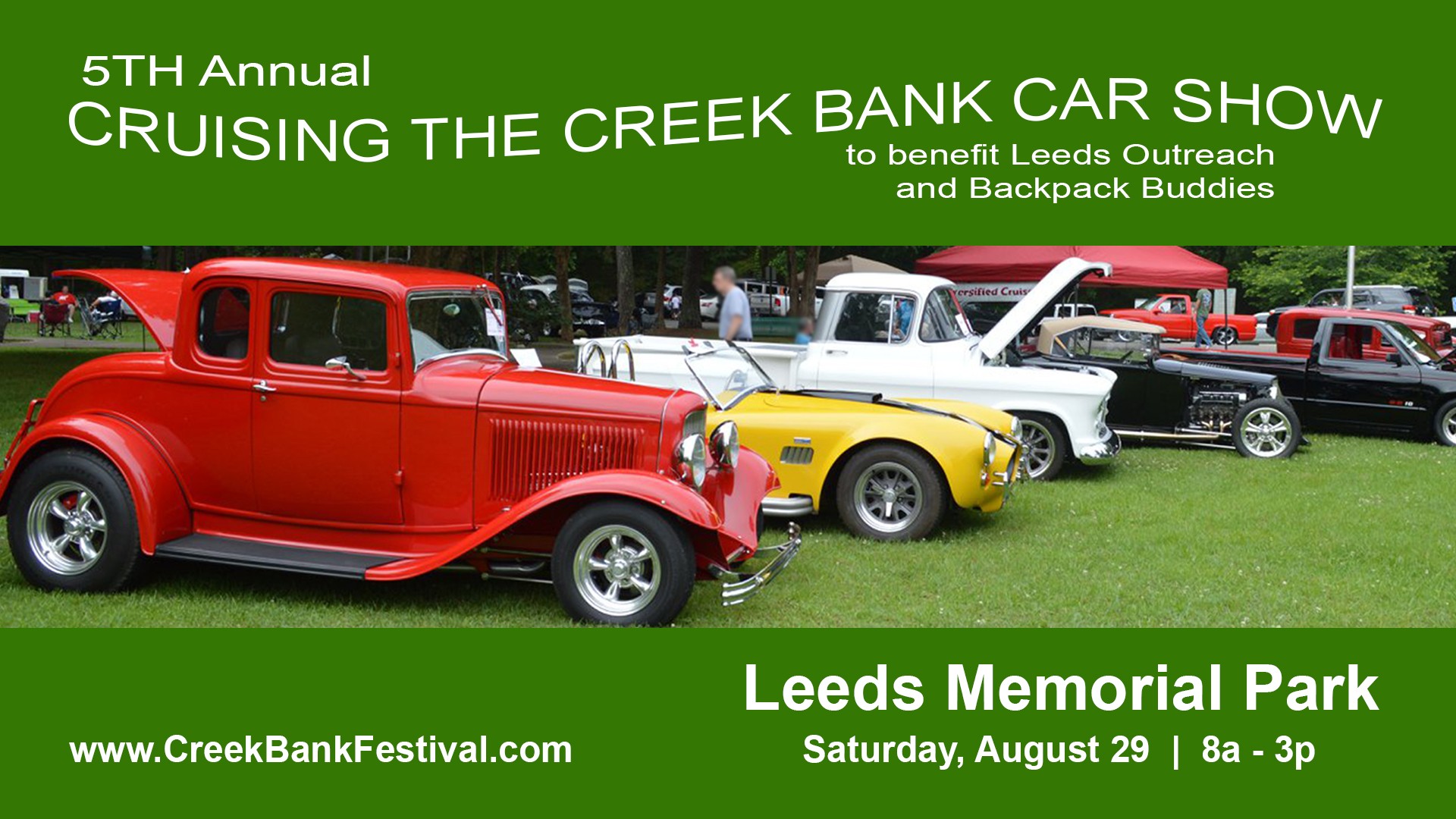 Leeds Creek Bank Festival Cancelled Cruising the Creek Car Show Plans