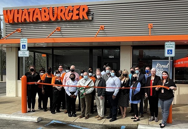 Whataburger Ribbon Cutting Photos | Leeds Area Chamber of Commerce and the City of Leeds cut the official ribbon at the new Whataburger