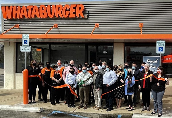 Whataburger Ribbon Cutting Photos | Leeds Area Chamber of Commerce and the City of Leeds cut the official ribbon at the new Whataburger 