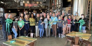 City of Leeds & Leeds Area Chamber of Commerce conducted a ribbon cutting to celebrate Grand Opening of Neighbors Brew & Pies / Saw's BBQ.