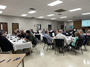 Leeds Area Chamber of Commerce had great crowd at the April luncheon last week.  Nick Sellers with The World Games 2022 was the guest speaker
