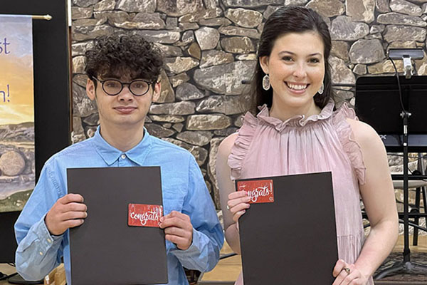 Other recognitions at the luncheon were high school diplomats, Ivan Lentz and Emma Terry. These two students had the opportunity to speak about their career plans and were presented with a $25 gift card.