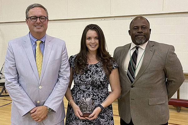 2021 Teacher of the Year LMS Band Director Erin Lyon Leeds, Alabama