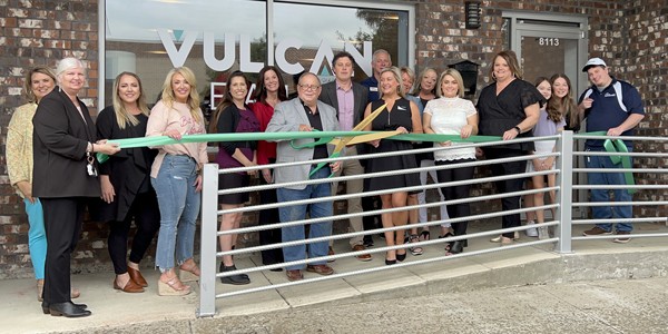 Leeds Area Chamber of Commerce & City of Leeds conducted a ribbon cutting with Vulcan Realty Group - a new real estate business on the Parkway