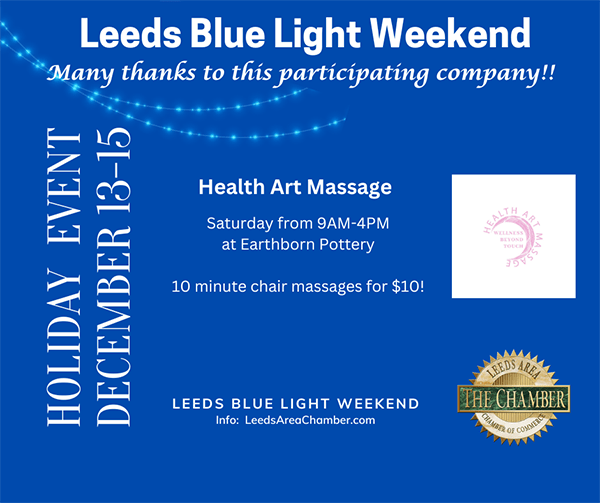 Health Art Massage.Blue Light Weekend_600