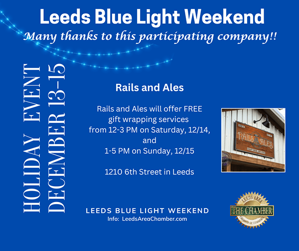 Rails and Ales.Blue Light Weekend_600