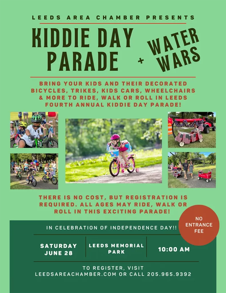 Kiddie Day Parade 2025 & Water Wars - BRING YOUR KIDS AND THEIR decorated BICYCLES, TRIKES, KIDS CARS, WHEELCHAIRS & MORE TO RIDE, WALK