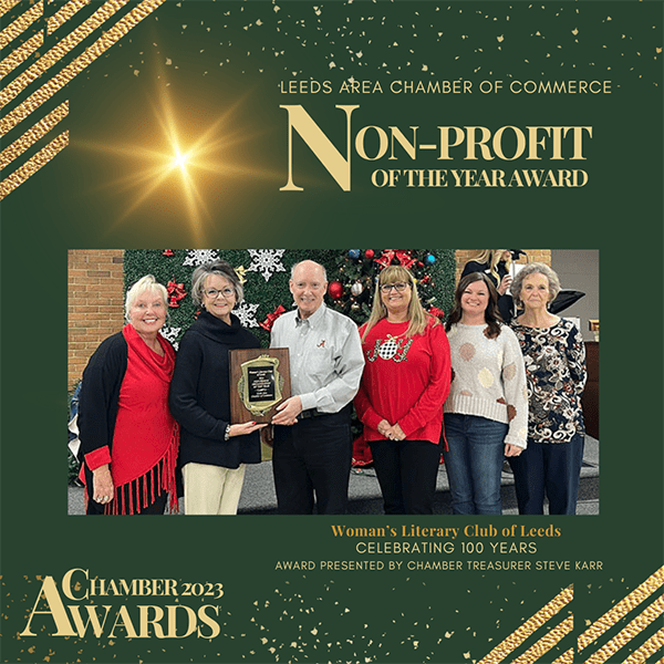 <em>2023 Non-Profit of the year - The Woman's Literary Club of Leeds</em>