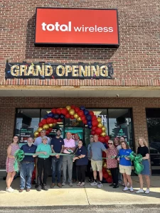 The Leeds Area Chamber of Commerce proudly hosted a ribbon cutting ceremony on Wednesday, April 22, to celebrate the opening of Total Wireless, a new prepaid wireless service provider in Leeds.